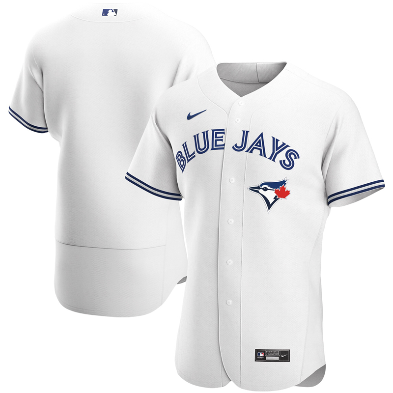 MLB Men Toronto Blue Jays Nike White Home 2020 Authentic Jersey 